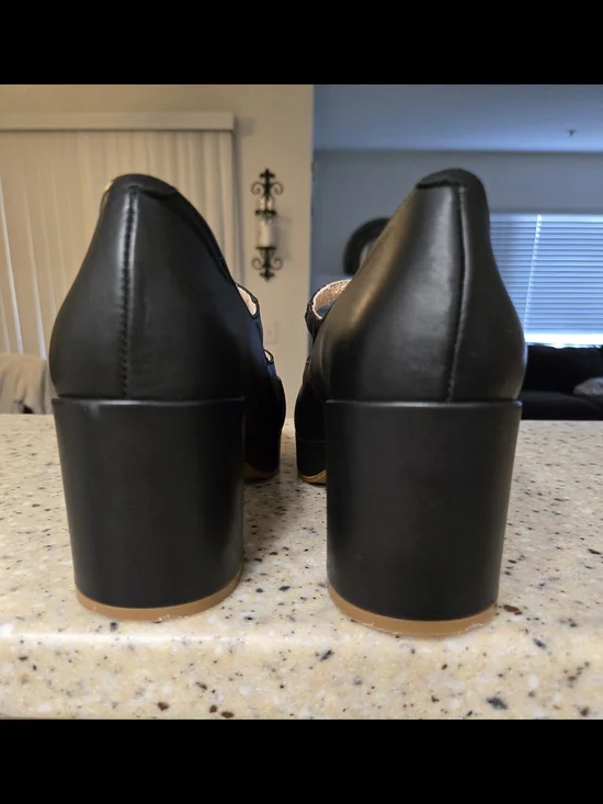 INTENTIONALLY BLANK Over Time Platform Mary Jane Block Heels Spain EU 40 - Picture 4 of 9